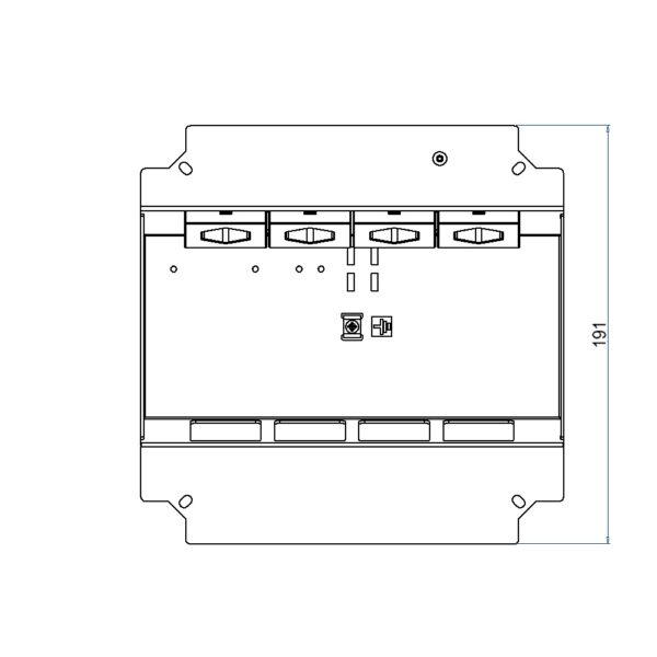 Produktbild UBD 215 246  -  Steckdoseneinsatz für 2x4V FLF inkl. 4x 1xT13, weiss